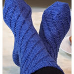 Easy Spiral Socks Free Knitting Pattern