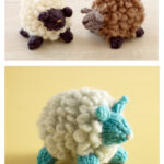 Fluffy Little Sheep Free Knitting Pattern