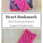Heart Bookmark Free Knitting Pattern