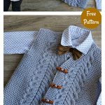Child Cable Vest Free Knitting Pattern