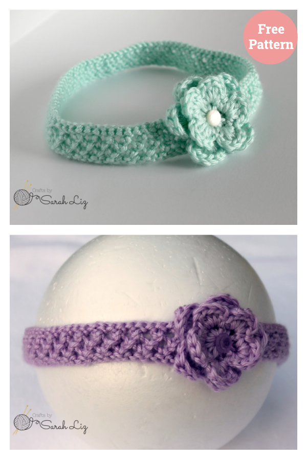 Lacy Baby Headband Free Knitting Pattern