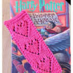 Lavender’s Heart Bookmark Free Knitting Pattern