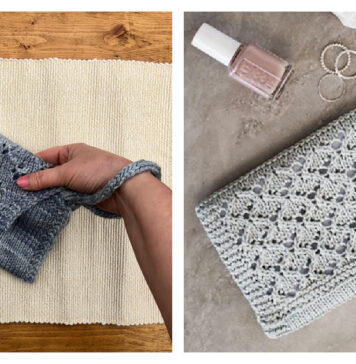 Lovely Lace Clutch Purse Free Knitting Pattern