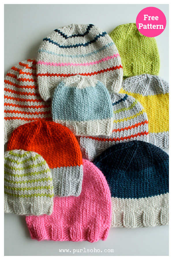 Merino Hats for Everyone Free Knitting Pattern