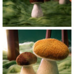Porcini Mushrooms Free Knitting Pattern