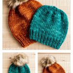 Simple Classic Super Bulky Hat Free Knitting Pattern