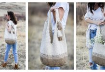 Simple Slouchy Tote Bag Free Knitting Pattern