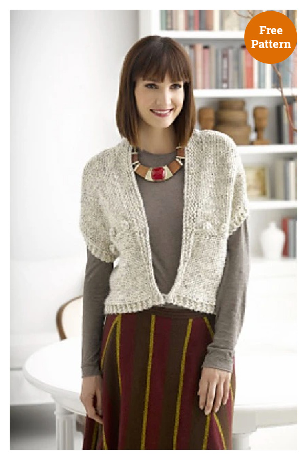 Simple Stylish Top Free Knitting Pattern