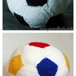 Soft Playing Soccer Ball Free Knitting Pattern