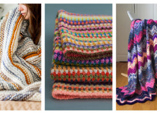 Stash Buster Blanket Free Knitting Pattern