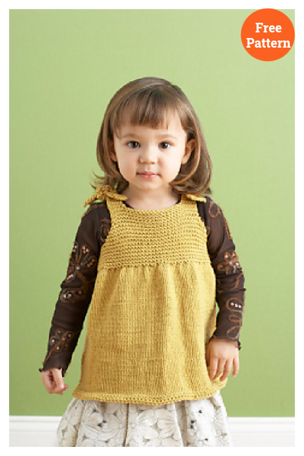 Tea Party Top Free Knitting Pattern