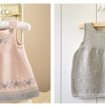 10+ Adorable Baby Dress Knitting Patterns