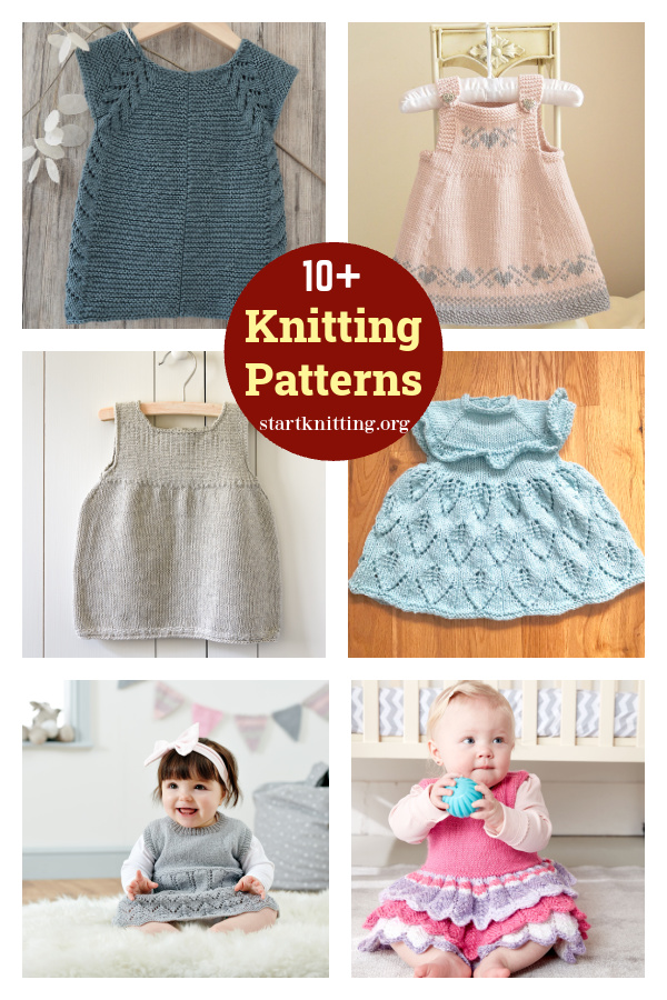 10+ Adorable Baby Dress Knitting Patterns 