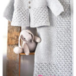 Baby Blanket & Jacket Set Knitting Pattern