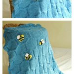 Bee Baby Blanket Knitting Pattern