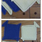 Fish Coaster Free Knitting Pattern