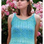 Fluidity Summer Tank Top Free Knitting Pattern