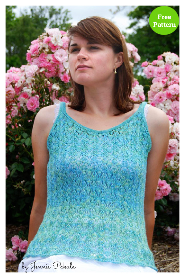 10+ Summer Tank Top Free Knitting Pattern