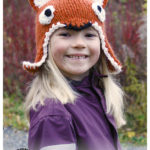 Fox Hat Earflap Hat Free Knitting Pattern