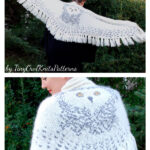 Hedwig Owl Wrap Knitting Pattern