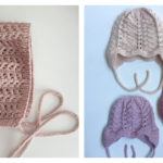 Lace Baby Bonnet Free Knitting Pattern
