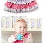 Lacy Layer Cake Baby Dress Free Knitting Pattern