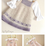 Luv U Forever Pinafore Dress Knitting Pattern