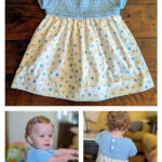 Mixed Media Baby Dress Free Knitting Pattern