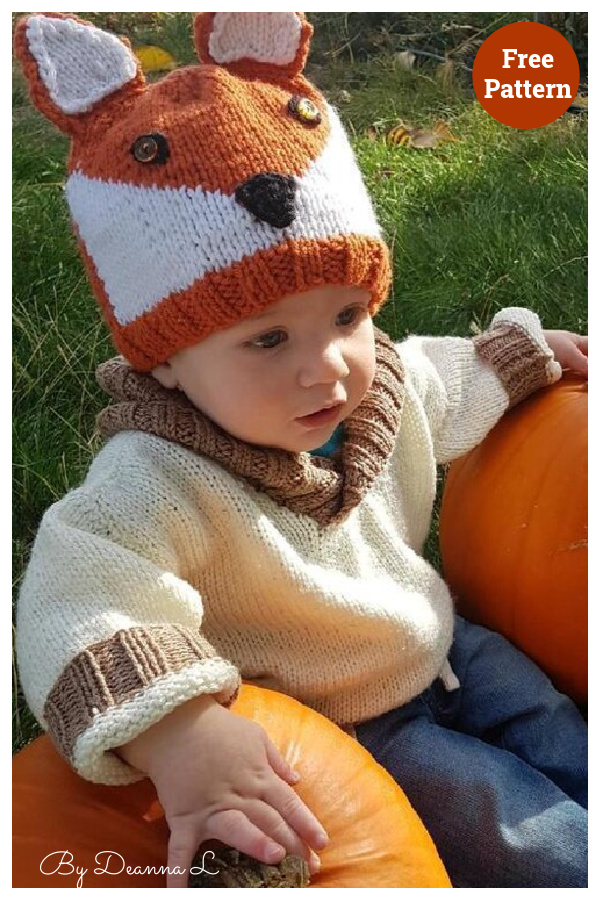 Owen's Fox Hat Free Knitting Pattern