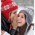 Snowflake Stranded Hats Free Knitting Pattern