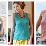 Summer Tank Top Free Knitting Pattern