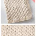 Tiny Ripples Cable Baby Blanket Free Knitting Pattern