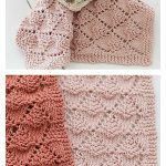 Bright Lace Diamond Dishcloth Free Knitting Pattern