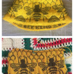 Bee Kind Hat Free Knitting Pattern