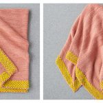 Bobble Border Blanket Free Knitting Pattern