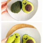 Cute Avocado Free Knitting Pattern