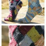 Entrelac Socks Free Knitting Pattern