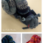 FroggyBug Snail Free Knitting Pattern