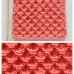 Honeycomb Dishcloth Free Knitting Pattern