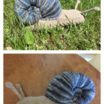 Martha the Snail Free Knitting Pattern