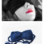 Ruched Sleep Eye Mask Free Knitting Pattern