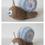Shellby the Snail Free Knitting Pattern