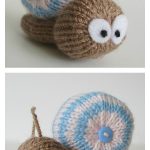 Shellby the Snail Free Knitting Pattern