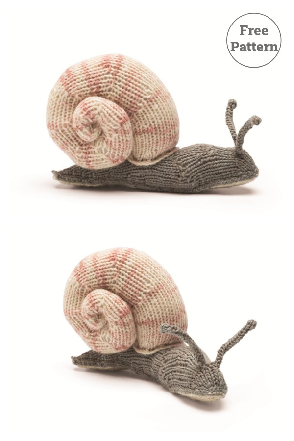 Snail Free Knitting Pattern 