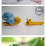 Snails and Slugs Free Knitting Pattern