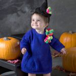 Baby Witch Hat and Dress Free Knitting Pattern