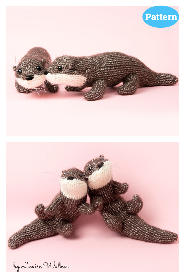 Pair of Otters Knitting Pattern