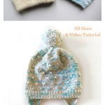 Dot dot dot Beanie Free Knitting Pattern and Video Tutorial