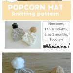 Popcorn Baby Hat Free Knitting Pattern