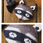 Raccoon Keychain Free Knitting Pattern